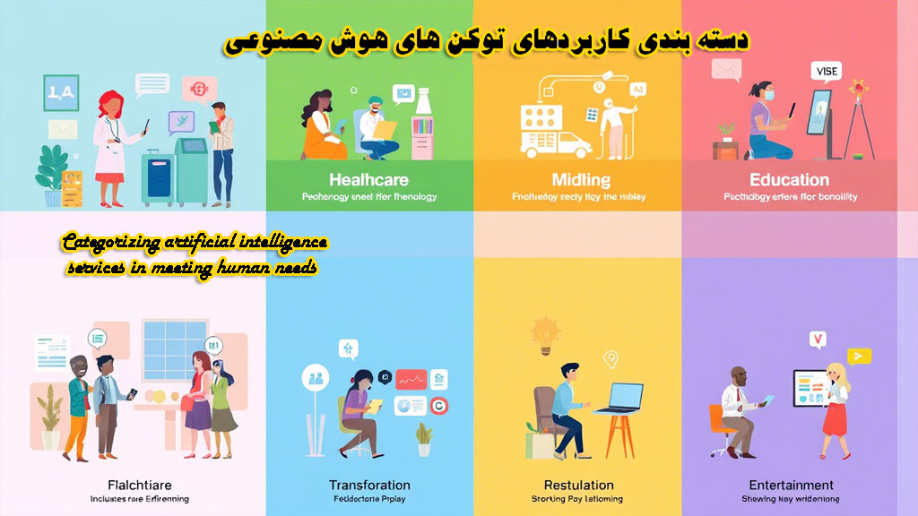 دسته بندی کاربرد توکن های هوش مصنوعی